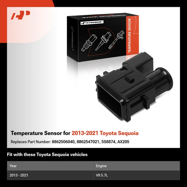 Temperature Sensor for 2013-2021 Toyota Sequoia