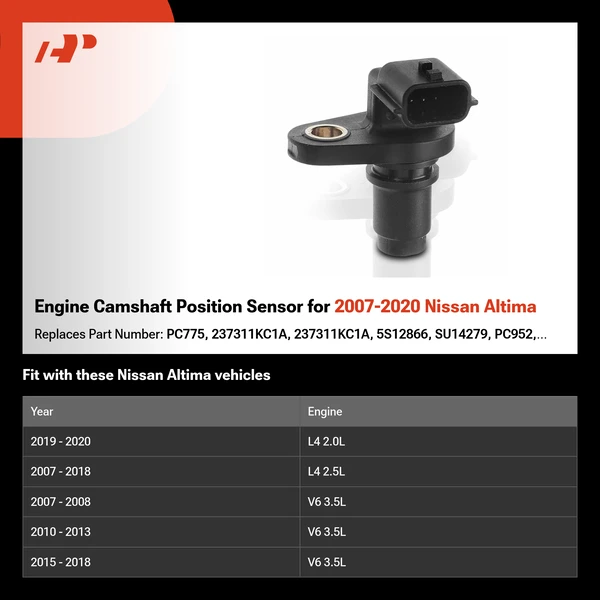 Engine Camshaft Position Sensor for 2007-2020 Nissan Altima