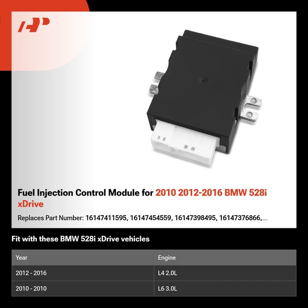Fuel Injection Control Module for 2010 2012-2016 BMW 528i xDrive