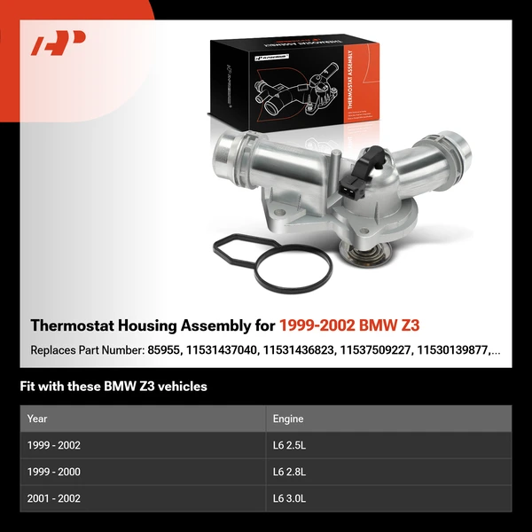 Thermostat Housing Assembly for 1999-2002 BMW Z3