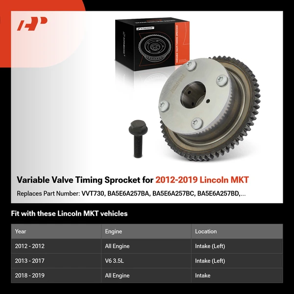 Variable Valve Timing Sprocket for 2012-2019 Lincoln MKT