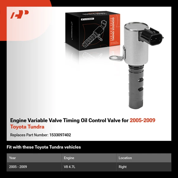 Engine Variable Valve Timing Oil Control Valve for 2005-2009 Toyota Tundra