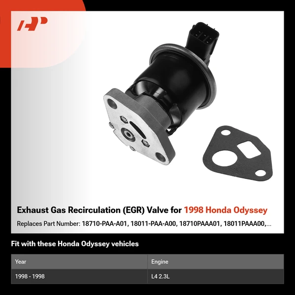 Exhaust Gas Recirculation (EGR) Valve for 1998 Honda Odyssey