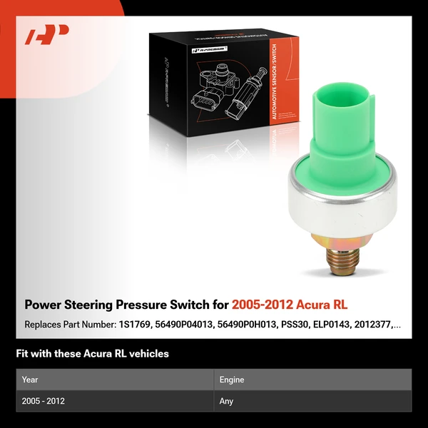 Power Steering Pressure Switch for 2005-2012 Acura RL