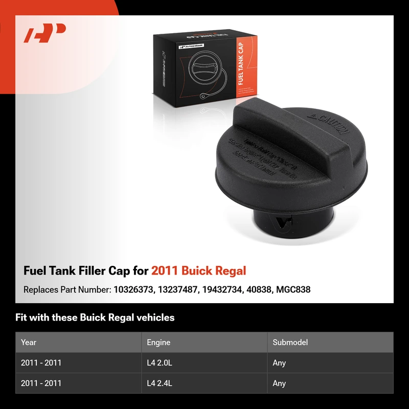 Fuel Tank Filler Cap for 2011 Buick Regal