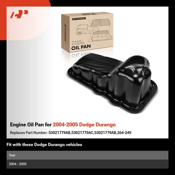 Engine Oil Pan for 2004-2005 Dodge Durango