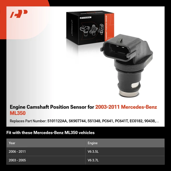 Engine Camshaft Position Sensor for 2003-2011 Mercedes-Benz ML350