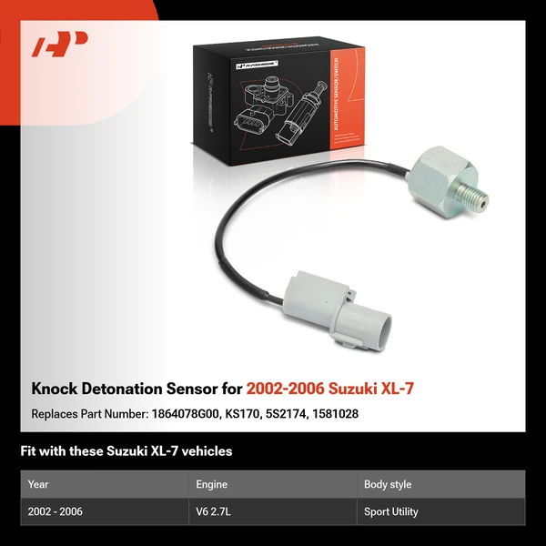 Knock Detonation Sensor for 2002-2006 Suzuki XL-7