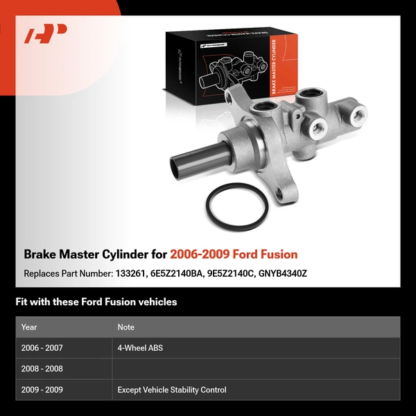 Brake Master Cylinder for 2006-2009 Ford Fusion