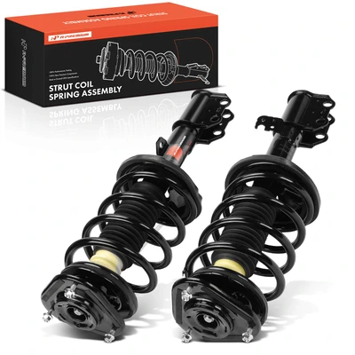 2 Pcs Front Complete Strut & Coil Spring Assembly