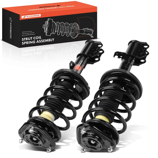 2-Pc Strut and Coil Spring Assembly Set Front Driver & Passenger A-Premium APSA0364