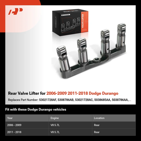Rear Valve Lifter for 2006-2009 2011-2018 Dodge Durango