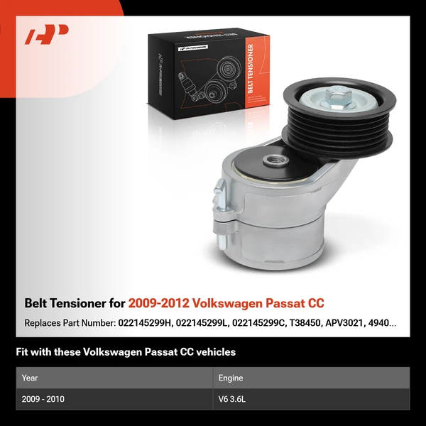 Belt Tensioner for 2009-2012 Volkswagen Passat CC