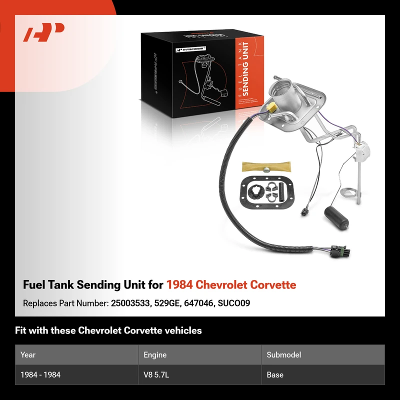 Fuel Tank Sending Unit for 1984 Chevrolet Corvette