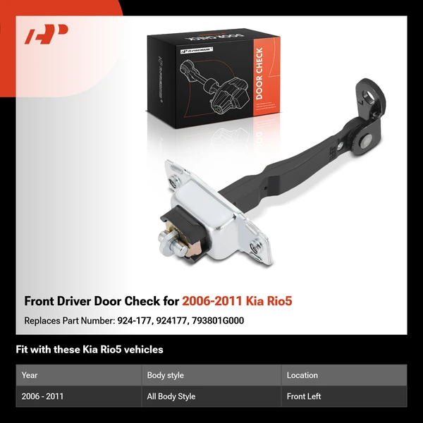 Front Driver Door Check for 2006-2011 Kia Rio5