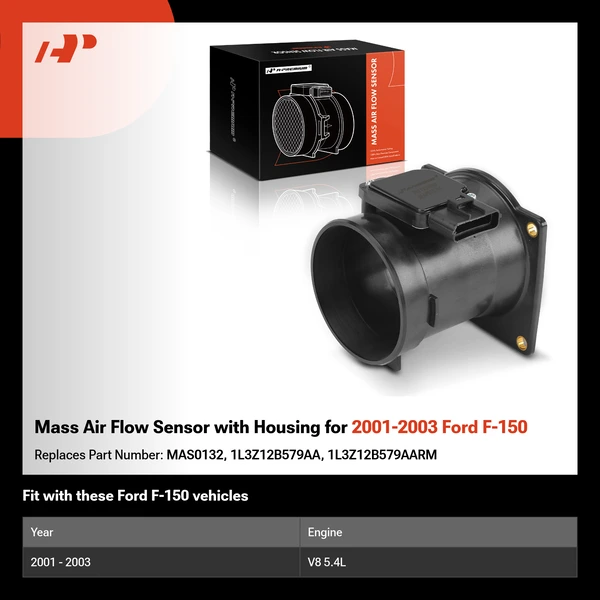 Mass Air Flow Sensor with Housing for 2001-2003 Ford F-150
