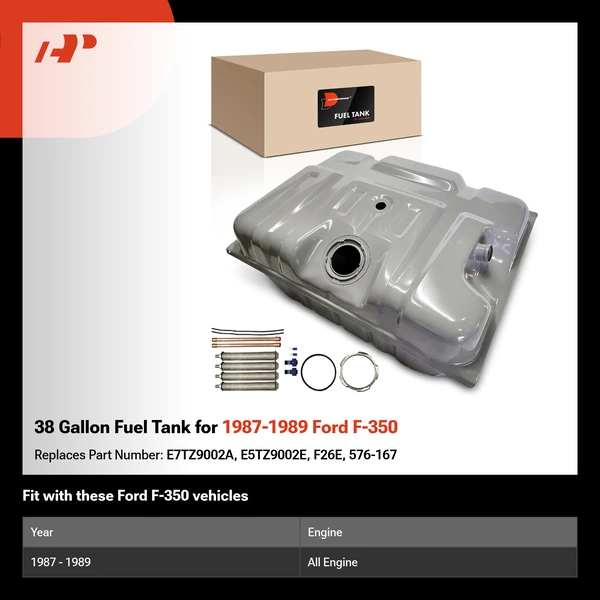 38 Gallon Fuel Tank for 1987-1989 Ford F-350