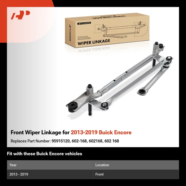 Front Wiper Linkage for 2013-2019 Buick Encore