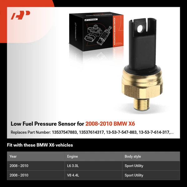 Low Fuel Pressure Sensor for 2008-2010 BMW X6