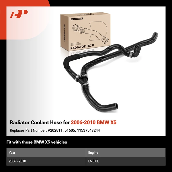 Radiator Coolant Hose for 2006-2010 BMW X5