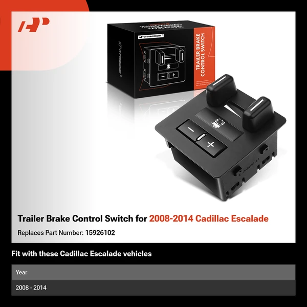 Trailer Brake Control Switch for 2008-2014 Cadillac Escalade