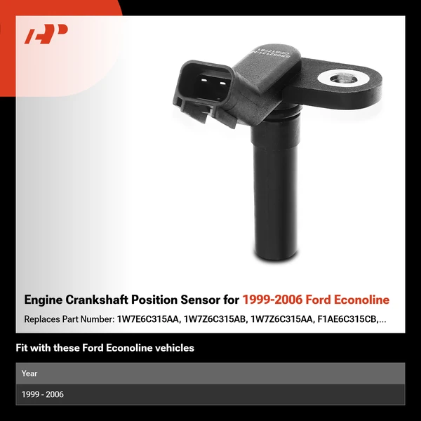 Engine Crankshaft Position Sensor for 1999-2006 Ford Econoline