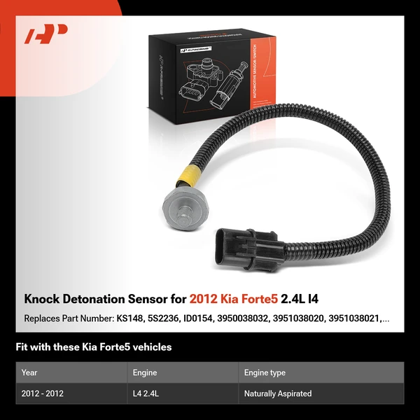 Knock Detonation Sensor for 2012 Kia Forte5 2.4L l4