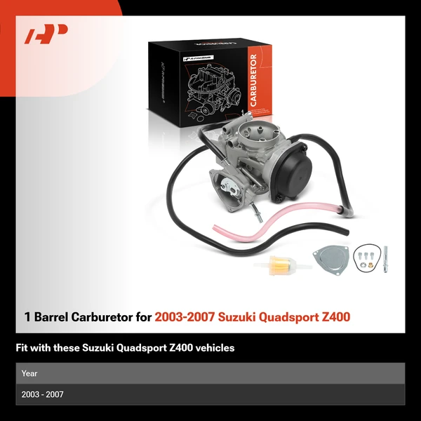 1 Barrel Carburetor for 2003-2007 Suzuki Quadsport Z400