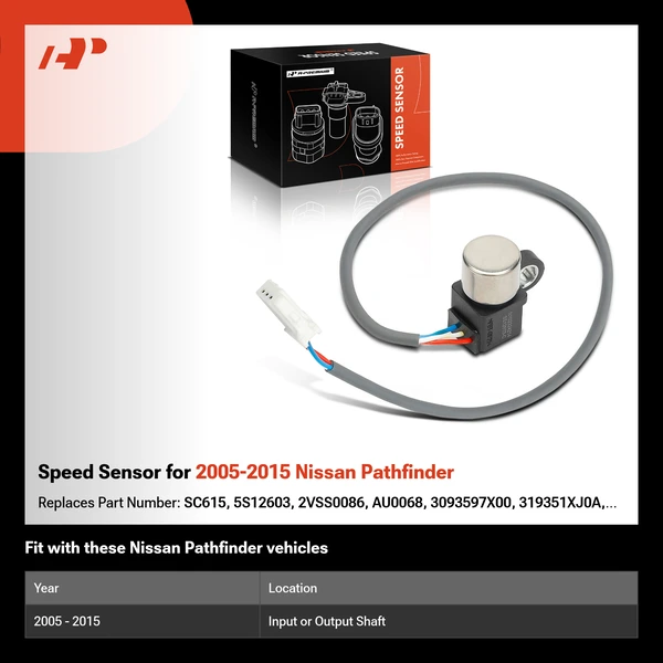 Speed Sensor for 2005-2015 Nissan Pathfinder