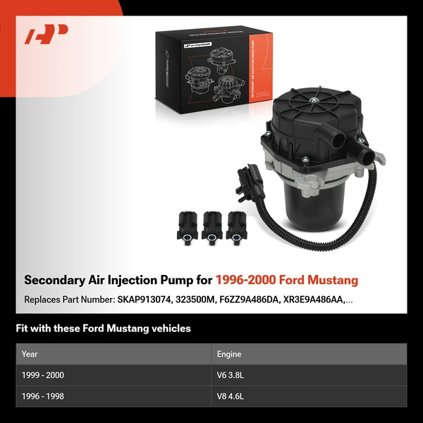 Secondary Air Injection Pump for 1996-2000 Ford Mustang