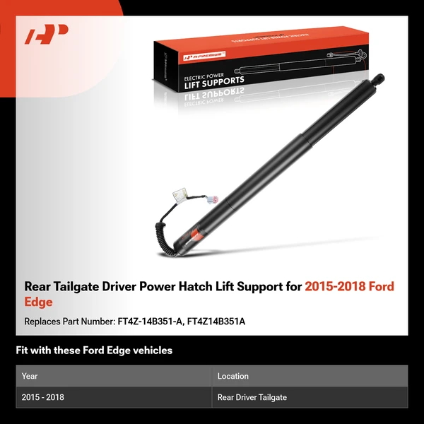 Rear Tailgate Driver Power Hatch Lift Support for 2015-2018 Ford Edge