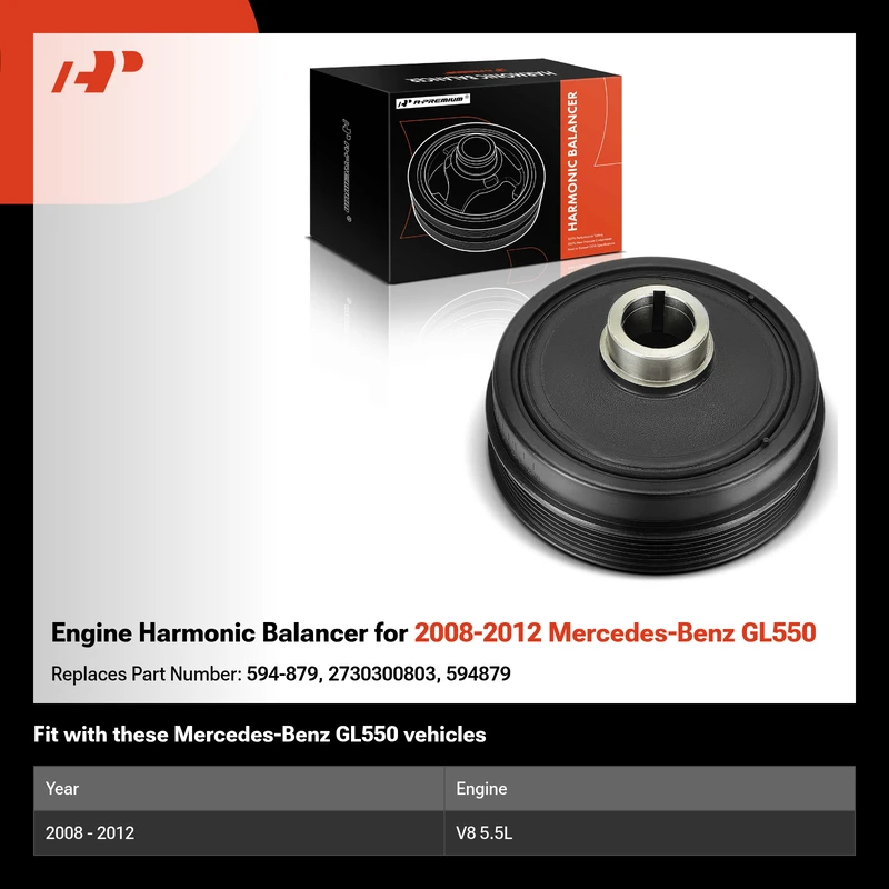 Engine Harmonic Balancer for 2008-2012 Mercedes-Benz GL550
