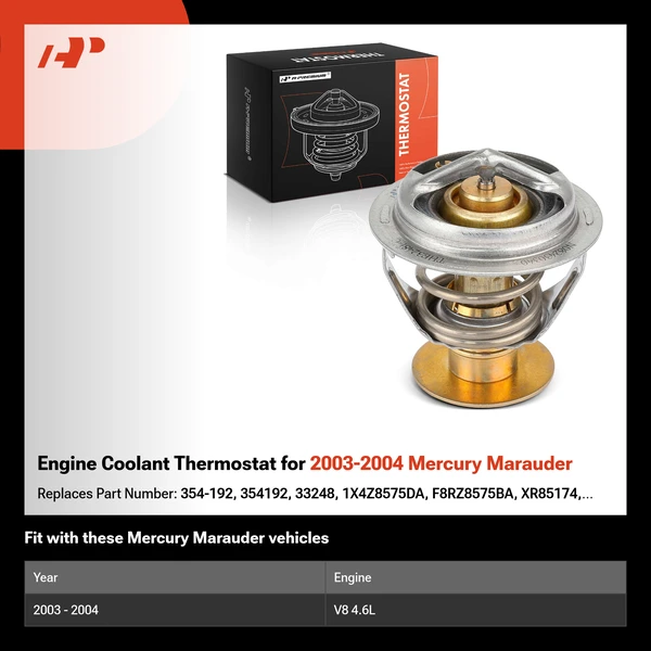 Engine Coolant Thermostat for 2003-2004 Mercury Marauder