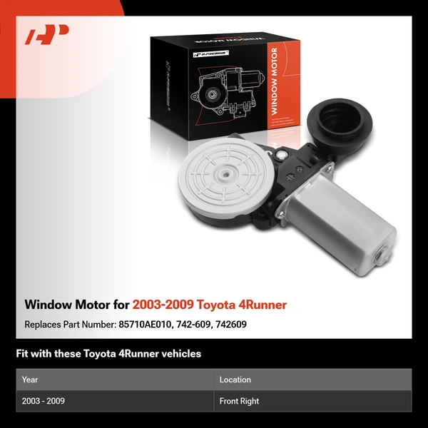 Window Motor for 2003-2009 Toyota 4Runner
