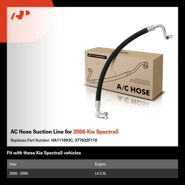 AC Hose Suction Line for 2006 Kia Spectra5