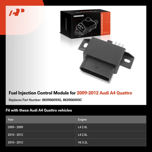 Fuel Injection Control Module for 2009-2012 Audi A4 Quattro