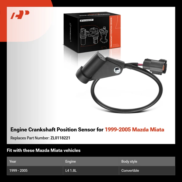 Engine Crankshaft Position Sensor for 1999-2005 Mazda Miata