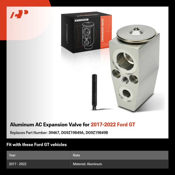Aluminum AC Expansion Valve for 2017-2022 Ford GT