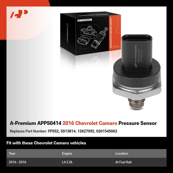 A-Premium APPS0414 2016 Chevrolet Camaro Pressure Sensor