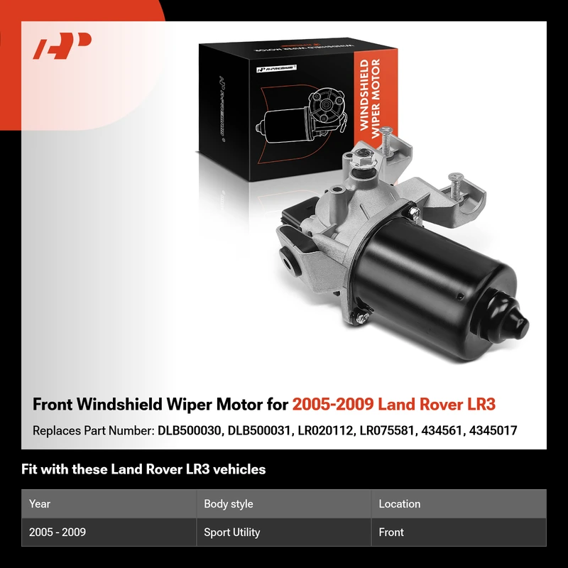 Front Windshield Wiper Motor for 2005-2009 Land Rover LR3