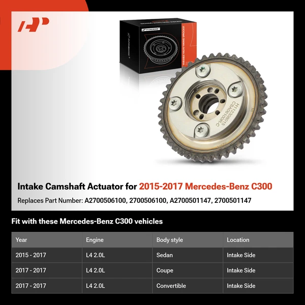 Intake Camshaft Actuator for 2015-2017 Mercedes-Benz C300