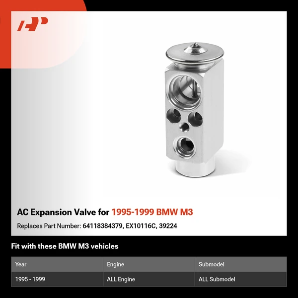 AC Expansion Valve for 1995-1999 BMW M3