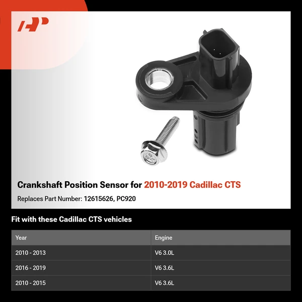 Crankshaft Position Sensor for 2010-2019 Cadillac CTS