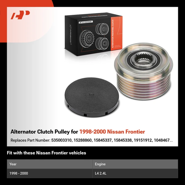 Alternator Clutch Pulley for 1998-2000 Nissan Frontier