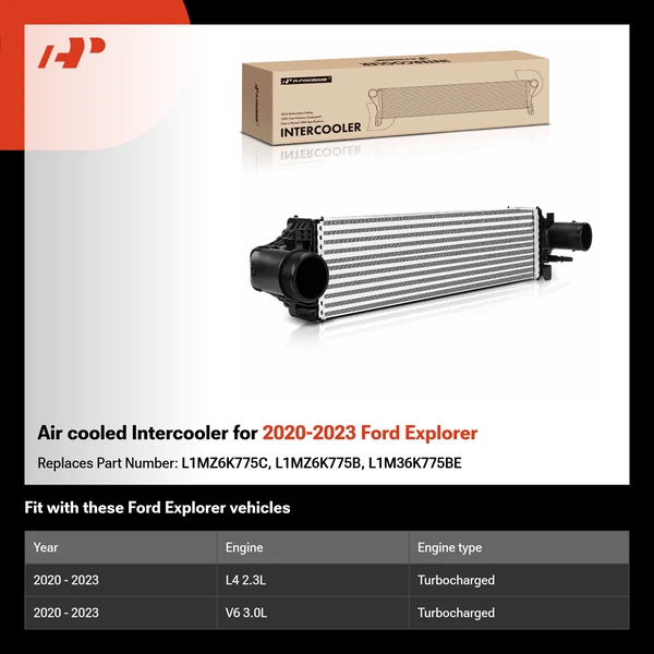 Air cooled Intercooler for 2020-2023 Ford Explorer