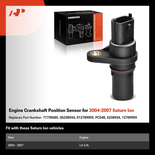 Engine Crankshaft Position Sensor for 2004-2007 Saturn Ion
