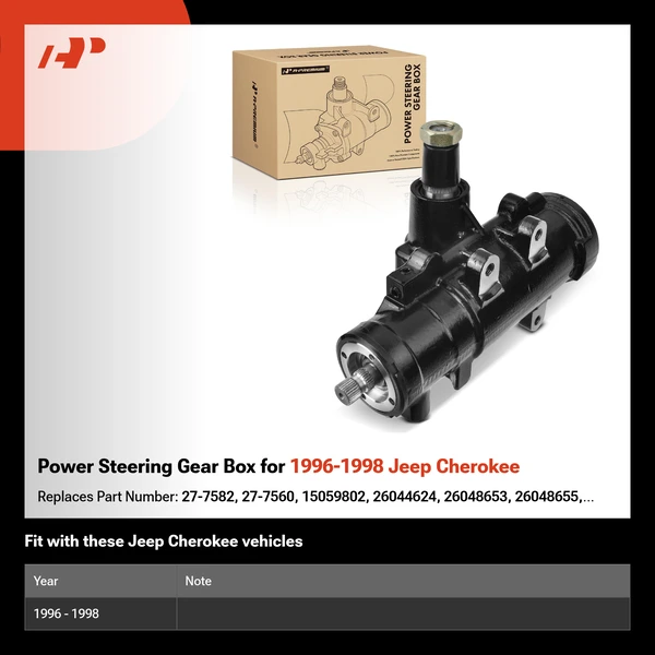 Power Steering Gear Box for 1996-1998 Jeep Cherokee