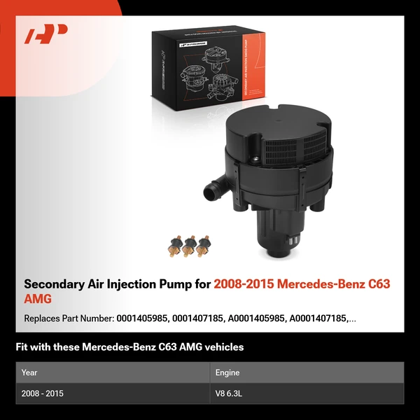 Secondary Air Injection Pump for 2008-2015 Mercedes-Benz C63 AMG
