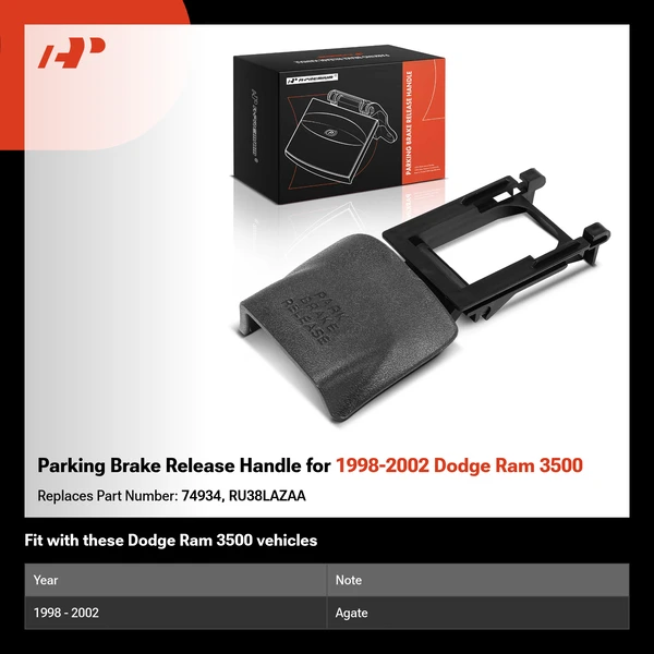 Parking Brake Release Handle for 1998-2002 Dodge Ram 3500