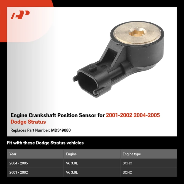 Engine Crankshaft Position Sensor for 2001-2002 2004-2005 Dodge Stratus